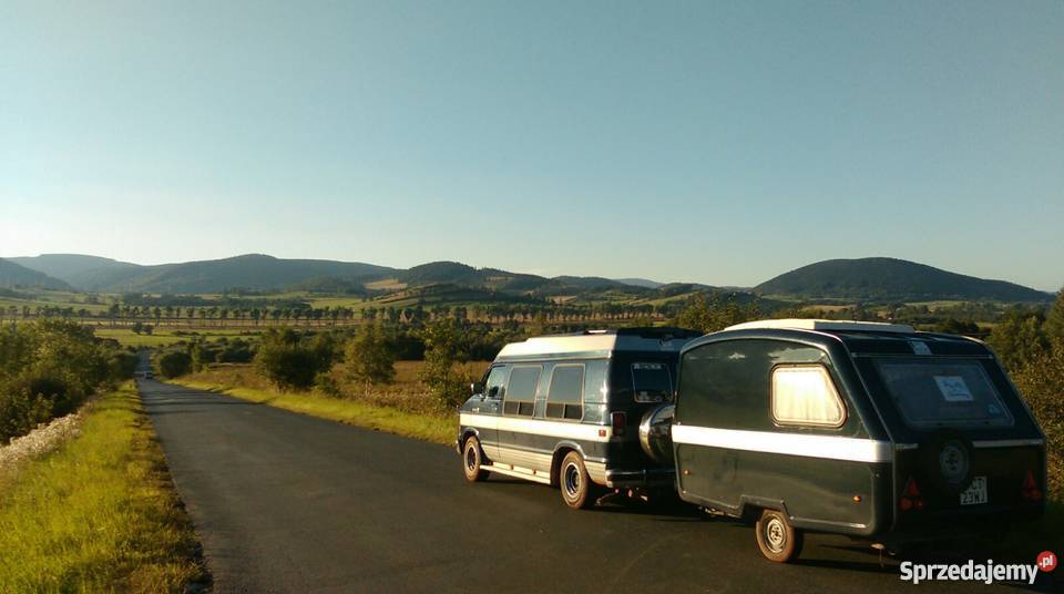 Dodge Ram VAN B 250 Salonkaprzyczepa niebieski wielkopolskie Drawsko sprzedam