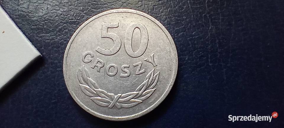Stare monety 50 groszy 1972 PRL Polska podkarpackie Lesko