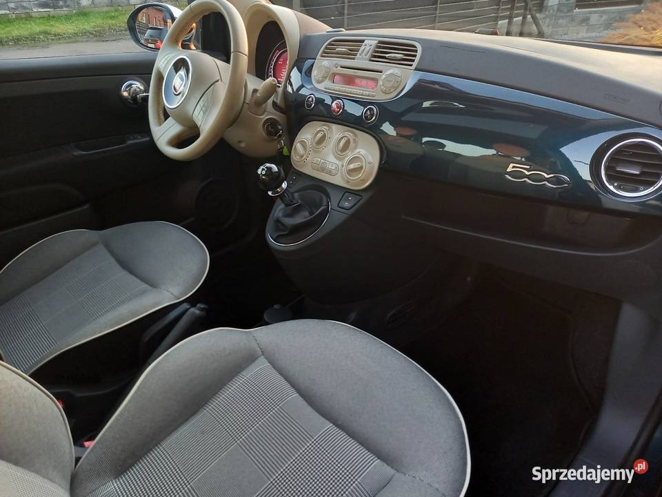 Fiat 500 12 8V Lounge Udokumentowany przebieg MP3 wielkopolskie Gutowo Małe