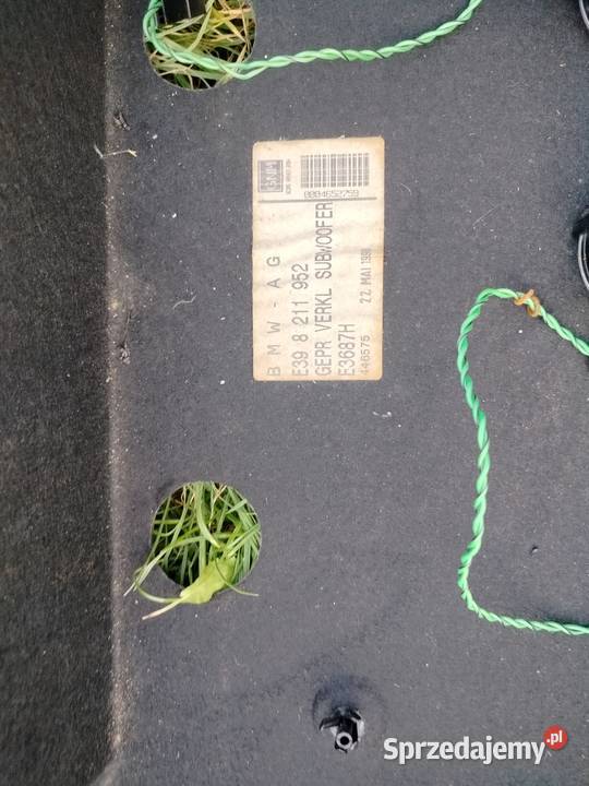 Bmw e39 sedan DSP subwoofer wzmacniacz wiązka Aleksandrów Łódzki