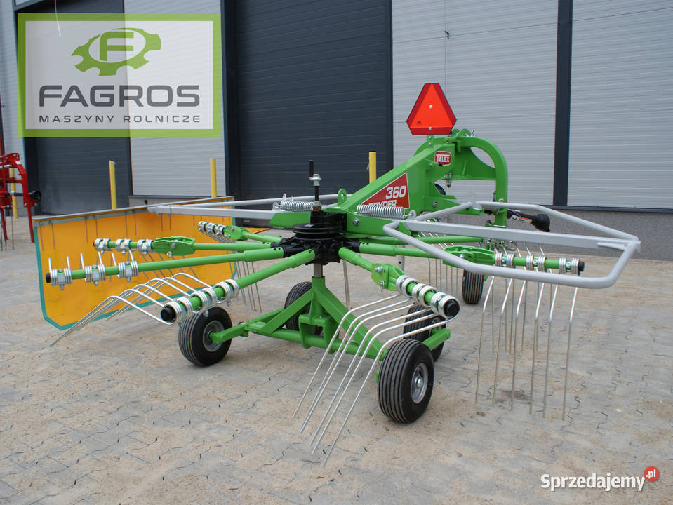 Nowa Zgrabiarka wirnikowa karuzelowa tandem RATY Kolbuszowa