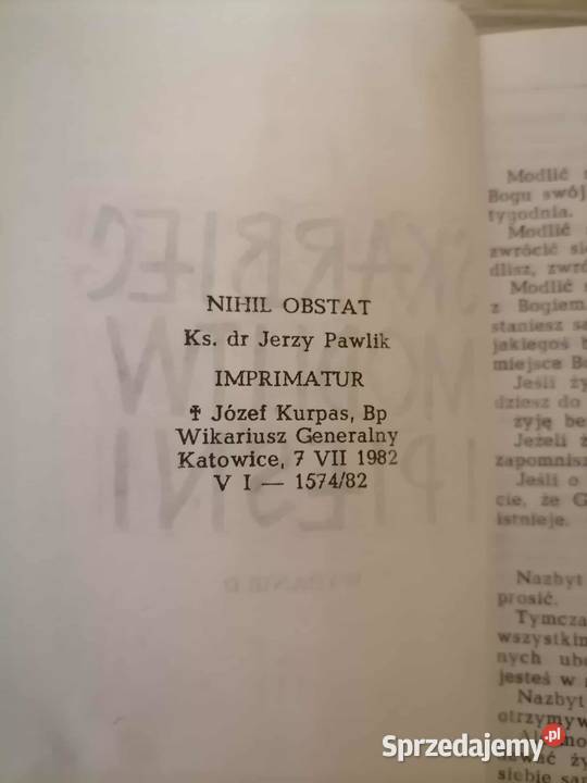Skarbiec Modlitw i Pieśni 1983 Wałbrzych