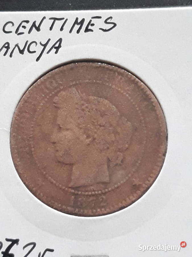 10 Centimów Francja 1872 r