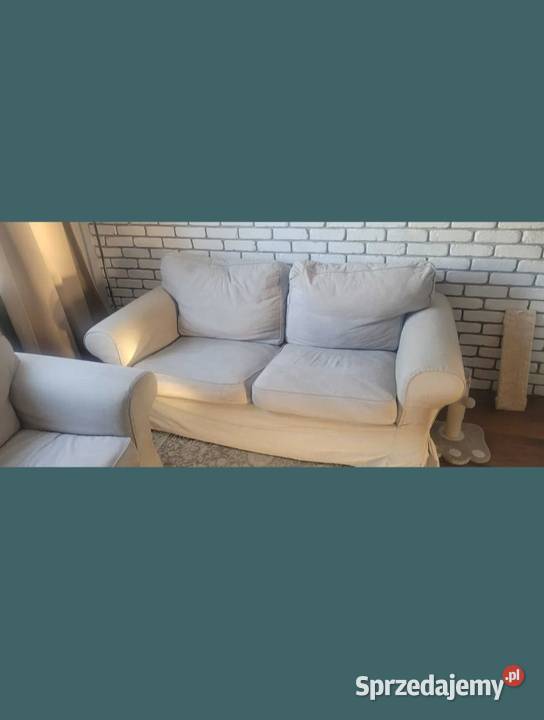Beżowa Sofa z fotelem Ikea Ektorp Rzeszów