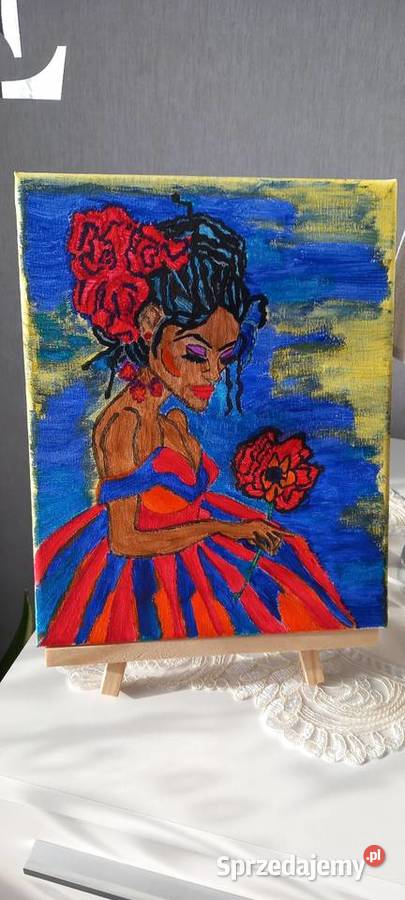 Obraz kobiety 24x30 Bydgoszcz sprzedam