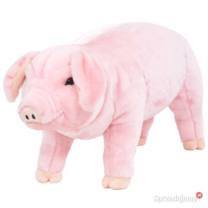 vidaXL Pluszowa świnka stojąca różowaSKU91340 Warszawa