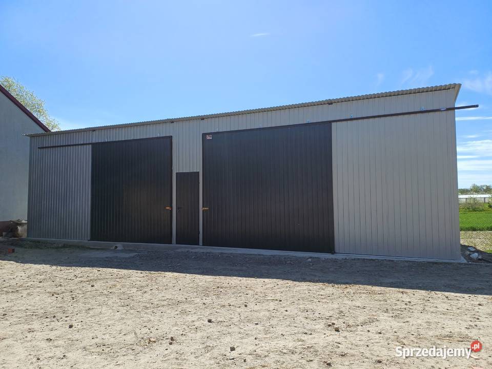 Garaż Blaszany MAGAZYN GOSPODARCZY Wiata Hala wielkopolskie Nowy Tomyśl