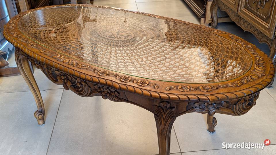 Piękny dębowy stolik ludwikowskisklep Dąbrowa Dąbrowa Górnicza sprzedam