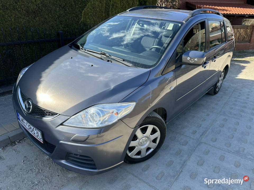 Mazda 5 1 rej 2009 2 wł 7 miejsc polski salon lakier metallic Wejherowo