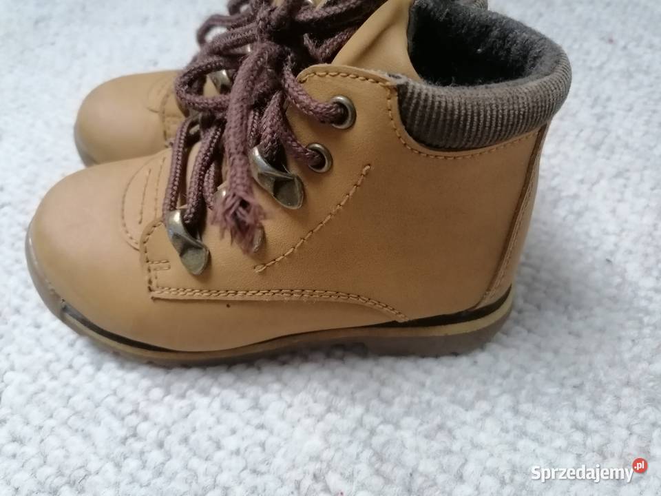 Śliczne buciki w kolorze musztardowym mazowieckie Warszawa