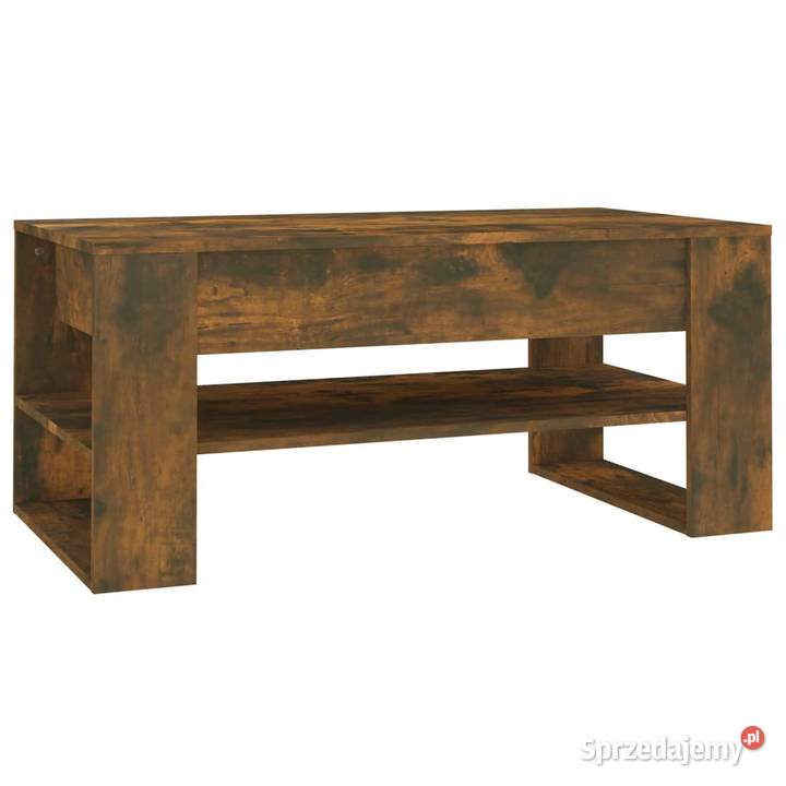 Stolik kawowy przydymiony dąb 102x55x45 WM816928 Warszawa