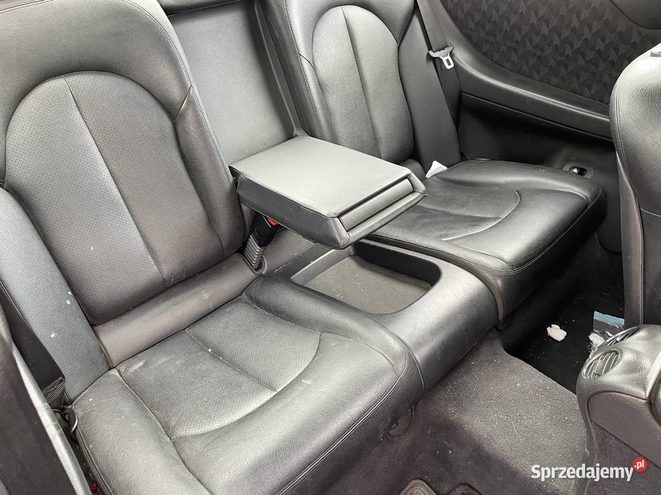 Czarne wnętrze skóra CLK W209 zadbane Kielce