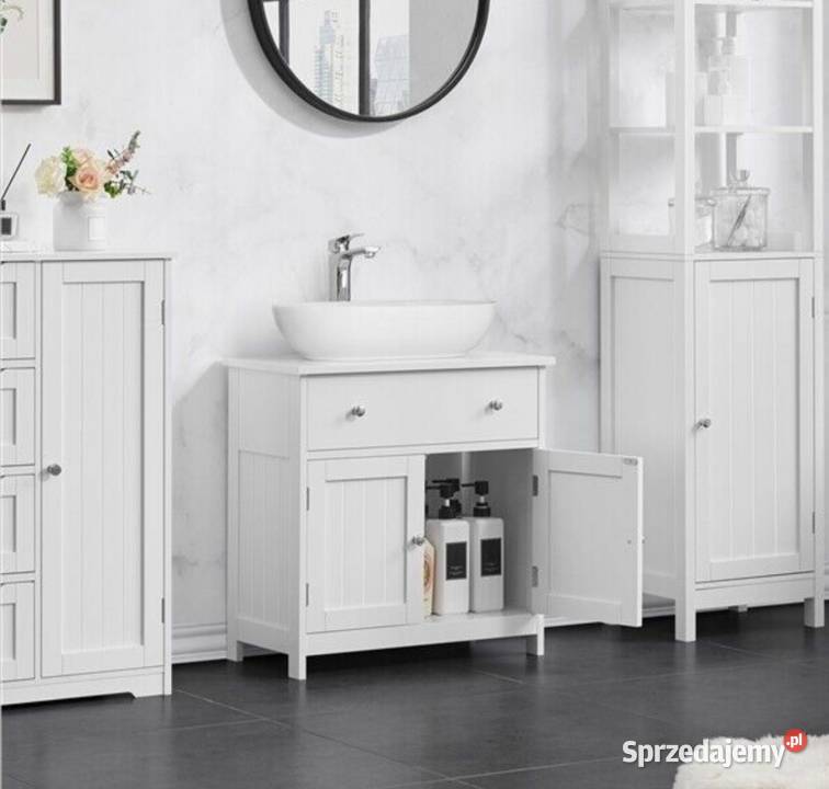 Szafka łazienkowa biała pod umywalkę 60x30x60 Gorzów Wielkopolski