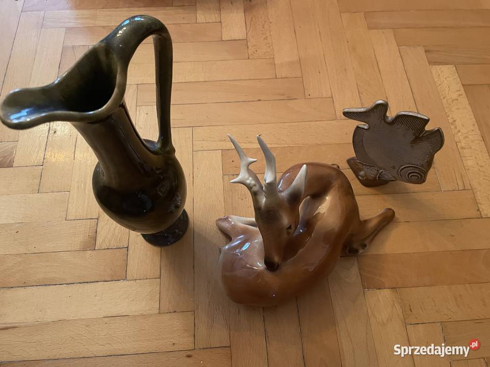 Jeleń Royal Dux figurka porcelanowa śląskie Częstochowa