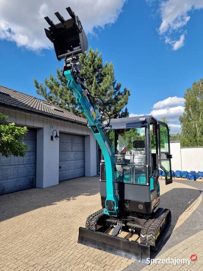 PROMOCJA Minikoparka CASTER 18S Kabina 1800 Łódź