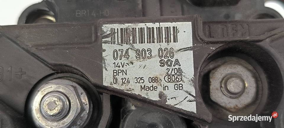 ALTERNATOR VOLKSWAGEN LT 35 074903026