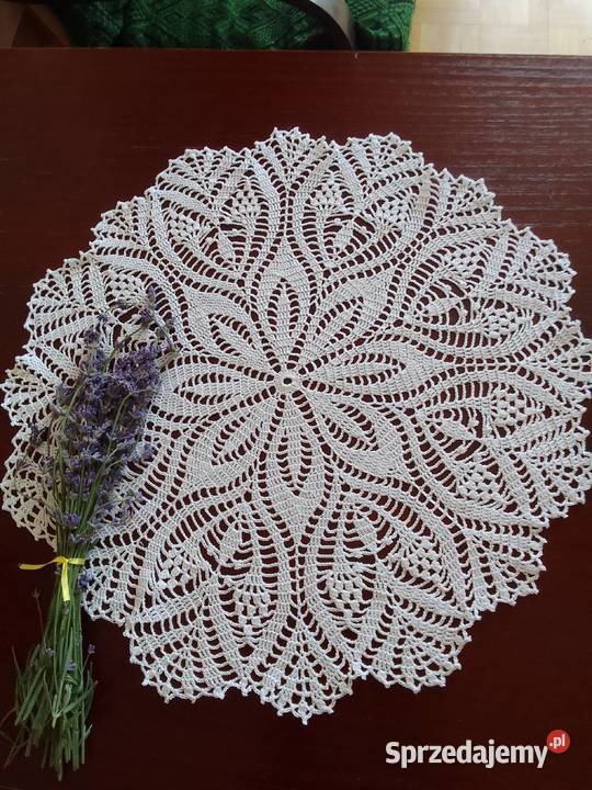 Serwetka szydełkowa bawełna prezent Obrusy i serwety