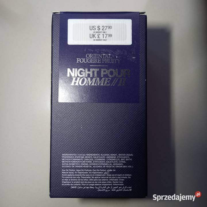 ZARA night pour homme II 100ml Zemborzyce Podleśne