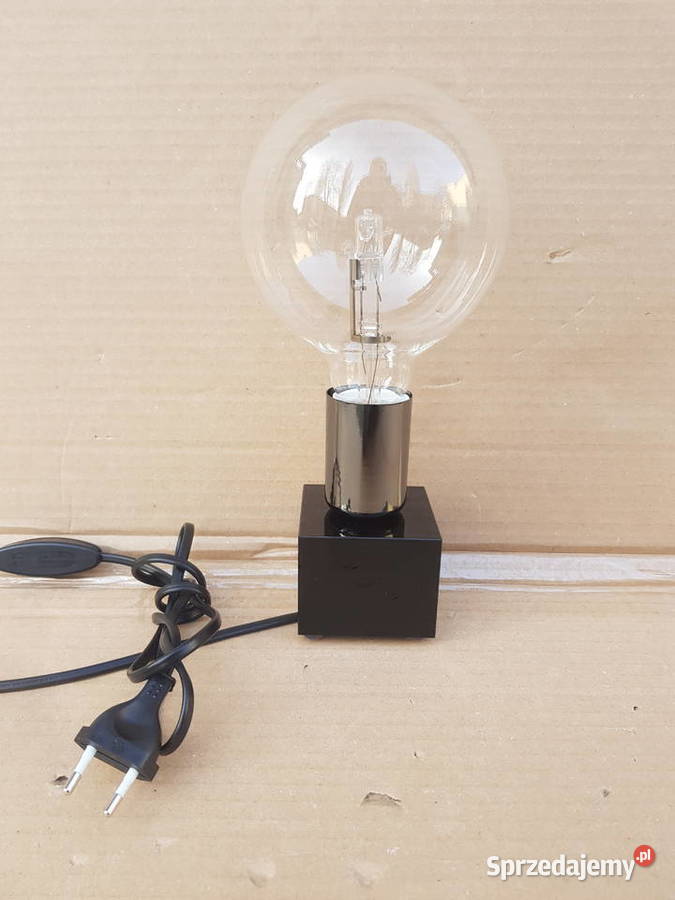 Lampka nocna stołowa KOSTKA LOFT 1x60W E27 Warszawa