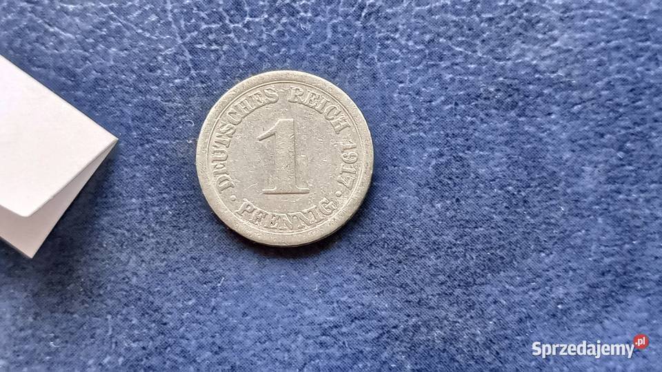 Stare monety 1 fenig 1917 NIemcy Lesko