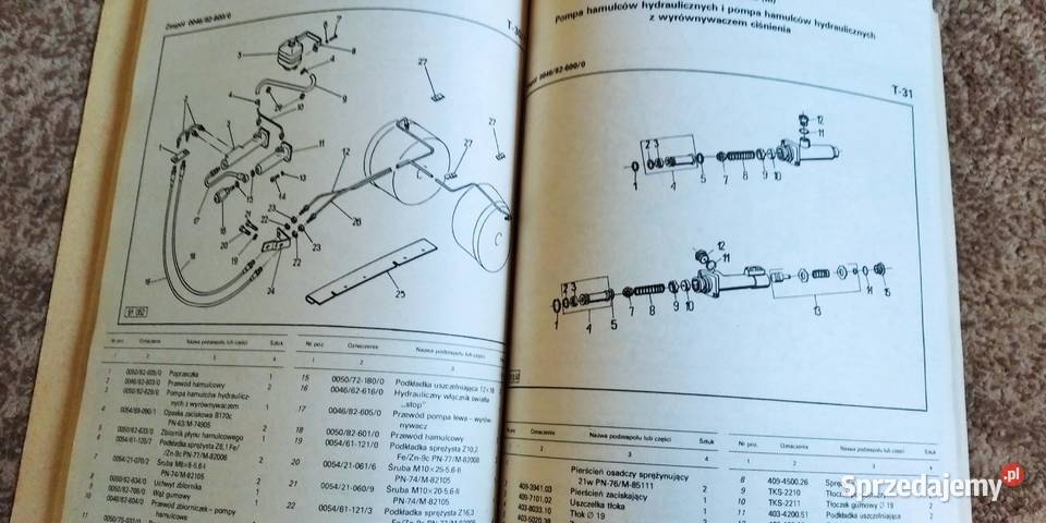 Katalog Ursus C362 oryginał 1982 lubelskie Lublin sprzedam