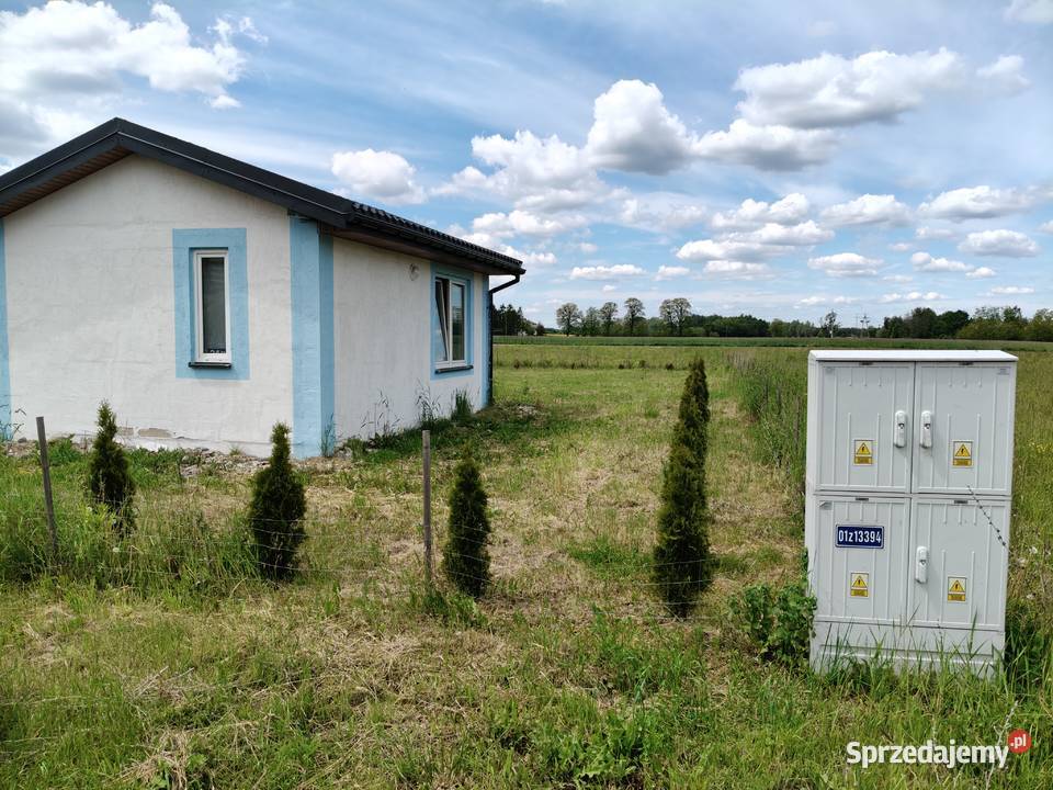 Sprzedam domek 35m2 z działką budowlaną 1000m2 259zł/m2 Sprzedaż mazowieckie