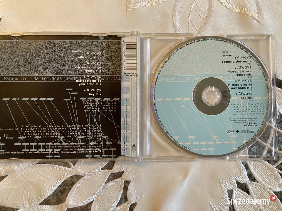 Płyta CD Remixes Erasure Always Lata 90