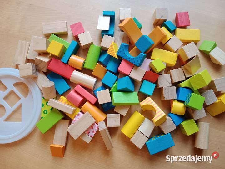 klocki drewnianie Elephun Toys wielkopolskie Poznań sprzedam