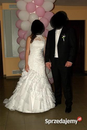 suknia ślubna sposabella biały Odzież ślubna Warka sprzedam