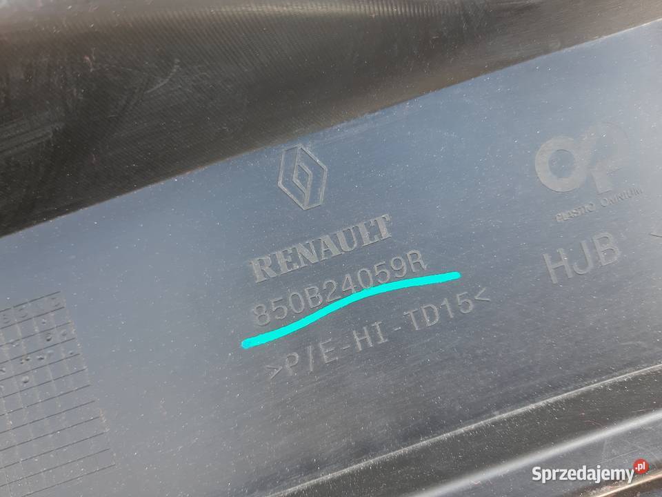 RENAULT CAPTUR II DOKŁADKA ZDERZAKA TYŁ PDC Trzciel