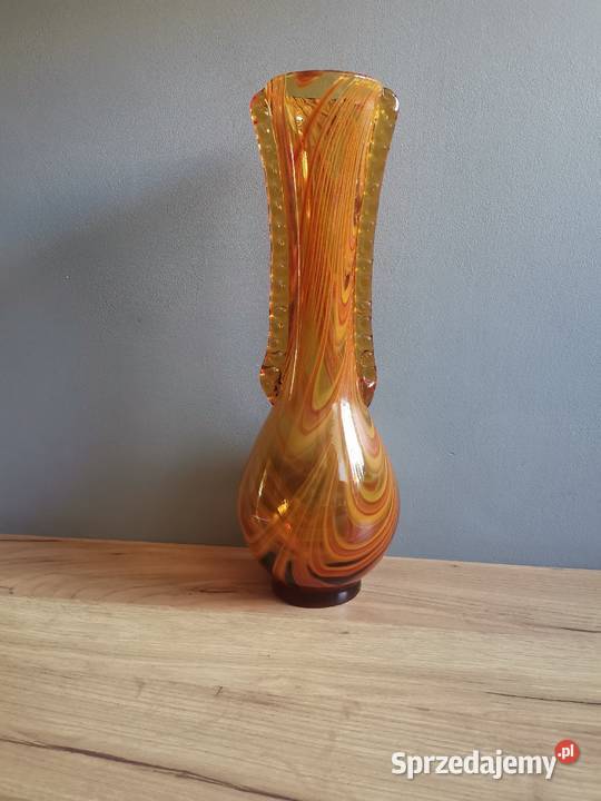 Stary duży wazon huta Laura Tarnów projekt Katowice