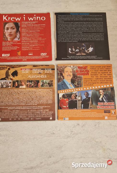 filmy dvd vcd 4 zestaw krew i wino przekręt Kraków