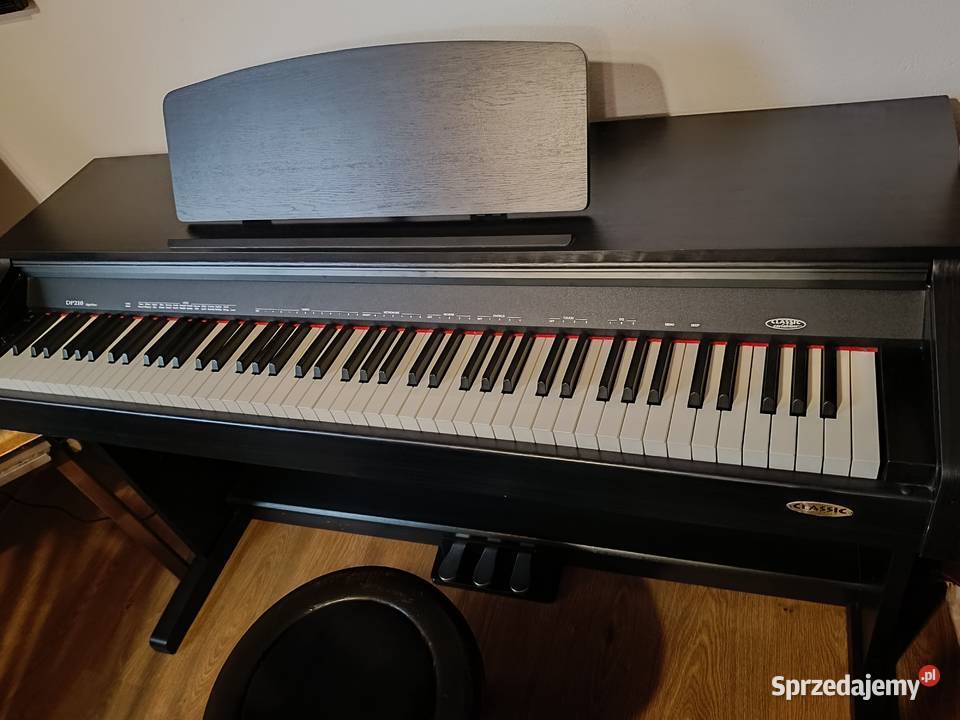 Pianino cyfrowe Classic DP210 z krzesełkiem Lipno
