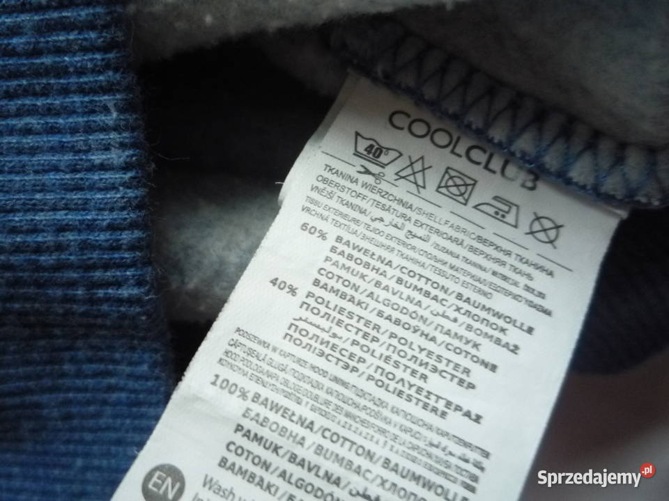 Cool Club 98104 Bluza niebieska zimowa z