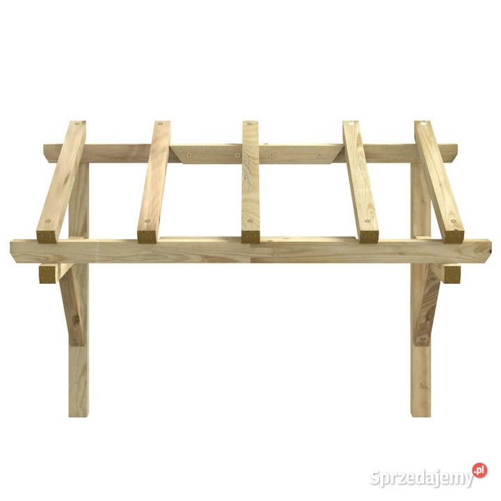 Zadaszenie drzwi 150x100x100 lite drewno sosnowe Warszawa sprzedam