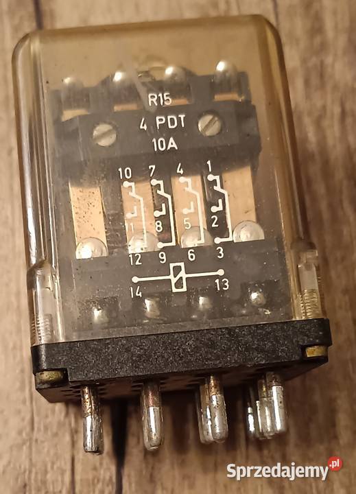 Przekaźnik przemysłowy R15 60V 4PDT 10A DC Mera Zbylitowska Góra