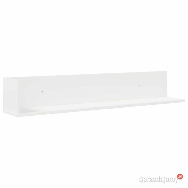 Półki ścienne 2 białe 100x165x165 WM860040 Warszawa