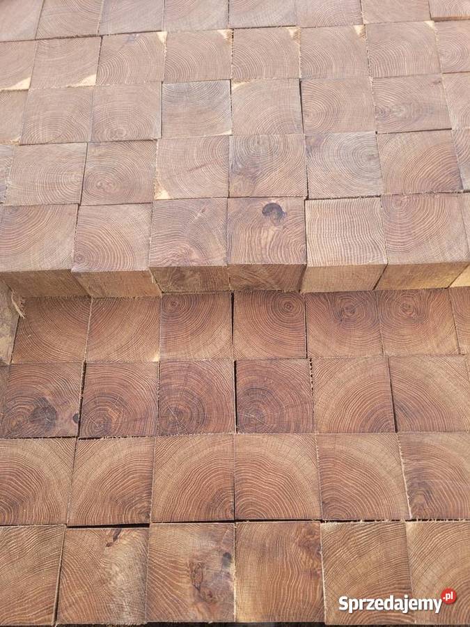 Bruk Dębowy drewniane kostki Bukowno