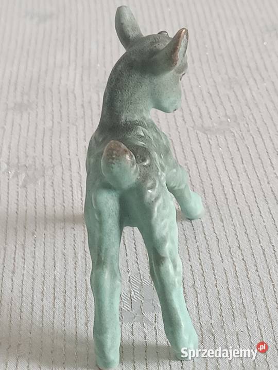 Piękny porcelanowy jelonek Gorlice