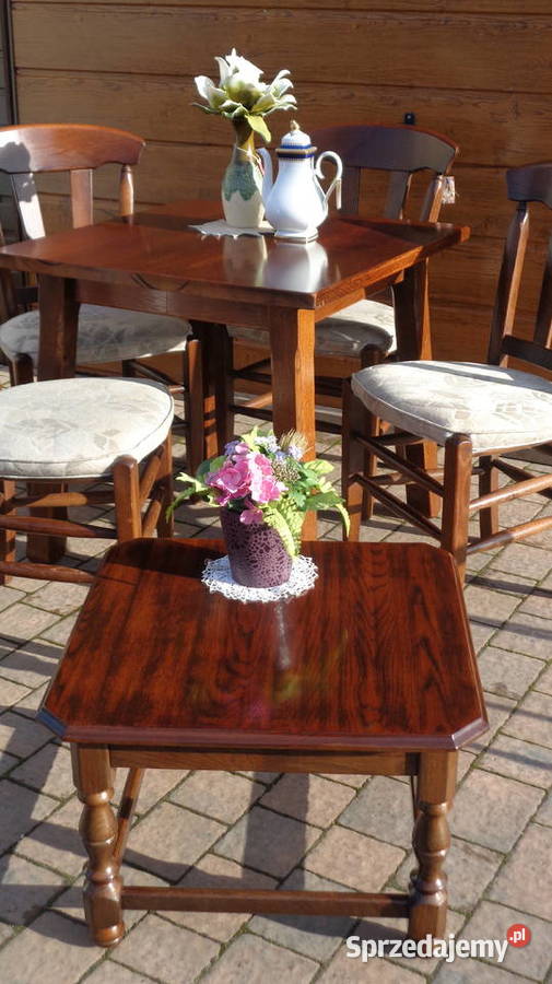 solidna dębowa ława