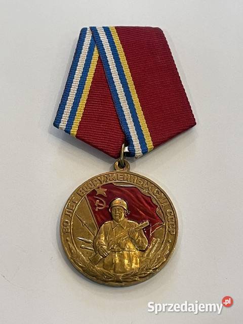 Radziecki Medal Jubileuszowy 50 lat Sił małopolskie Kraków