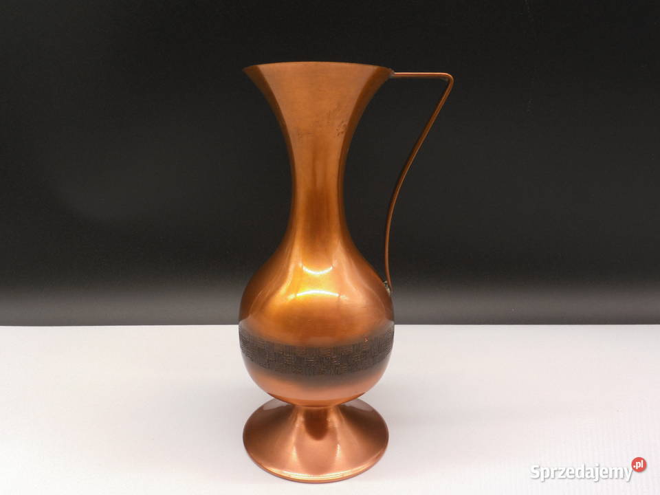 Stylowy Miedziany Wazon Dzban