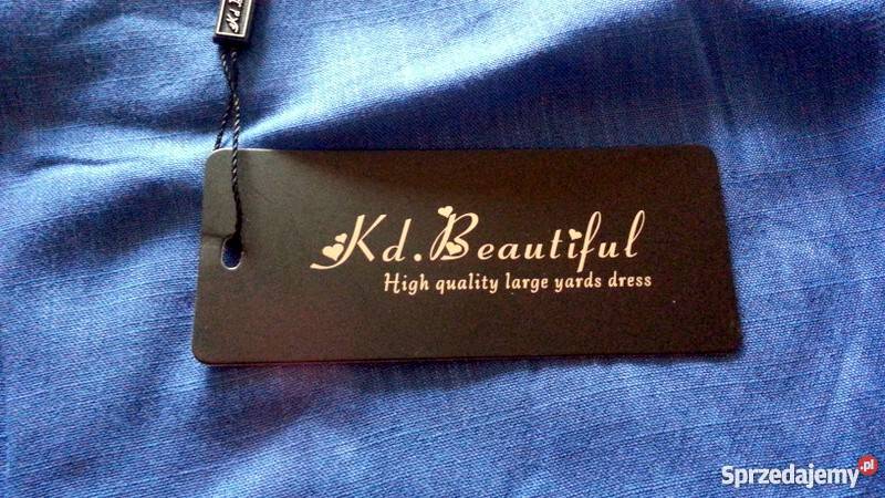 Bluzka bawełniana blue sapphire 52 XXXXXL z z dekoltem lubuskie