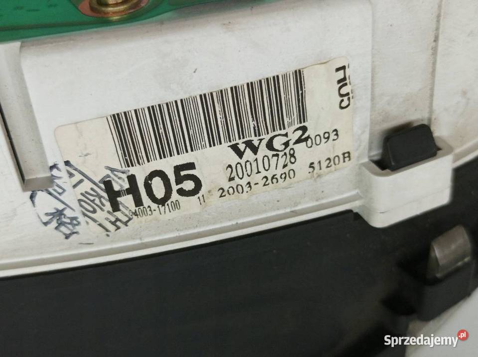 LICZNIK 8400317100 16 B Hyundai Matrix I Rok produkcji 2001