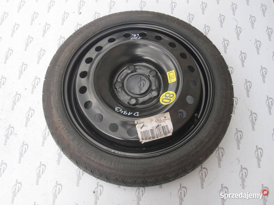OPEL INSIGNIA koło dojazdowe 1257017 98M 5x120