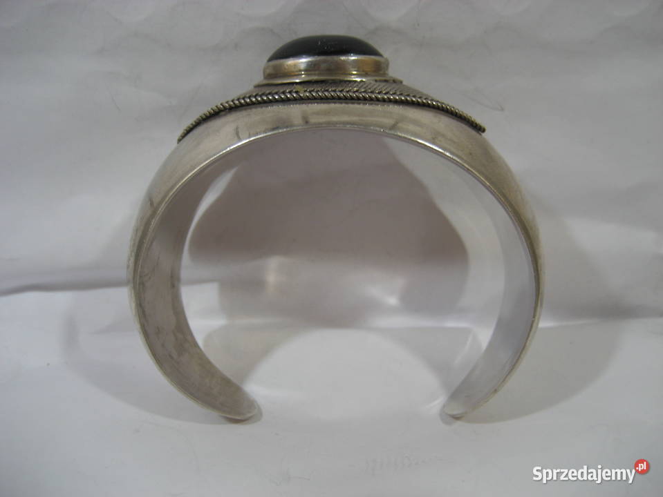 Srebrna Branzoleta z Onyxem srebro Warszawa sprzedam