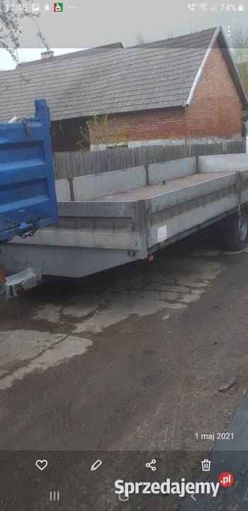 Przyczepa Konar dmc 35 t na poduszkach tandem burtowe Tarnobrzeg
