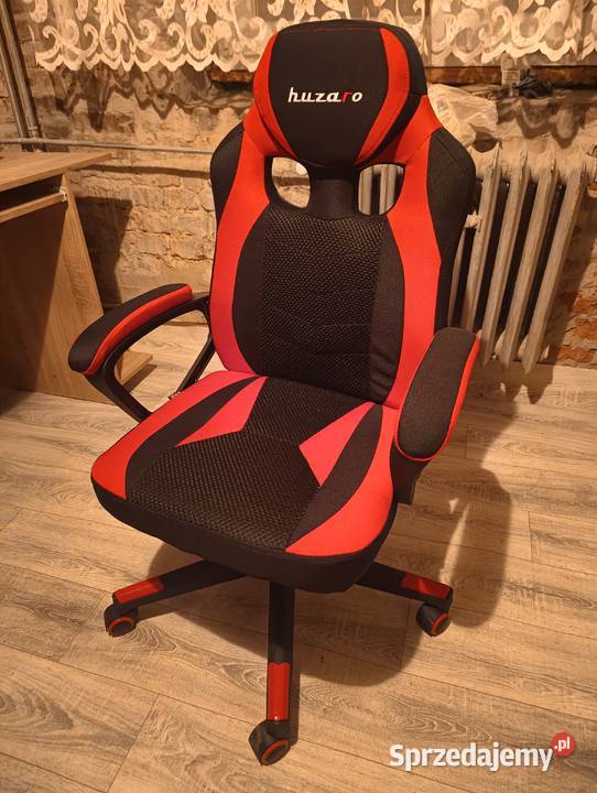 Fotel HUZARO Force 25 Czarnoczerwony NOWY Będzin