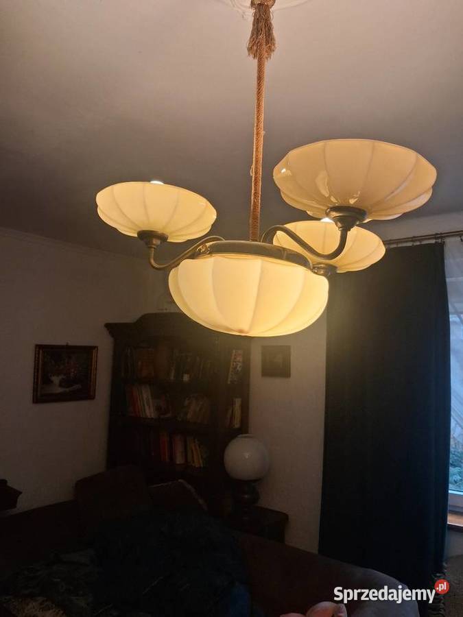 Przedwojenna lampa sufitowa Wrocław sprzedam