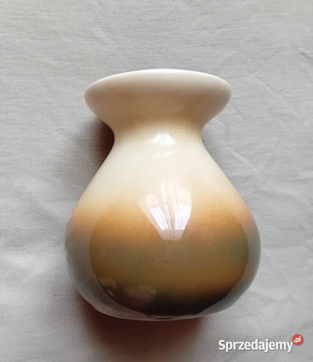 Wazonik z porcelitu Tułowice okres PRL Porcelana i szkło